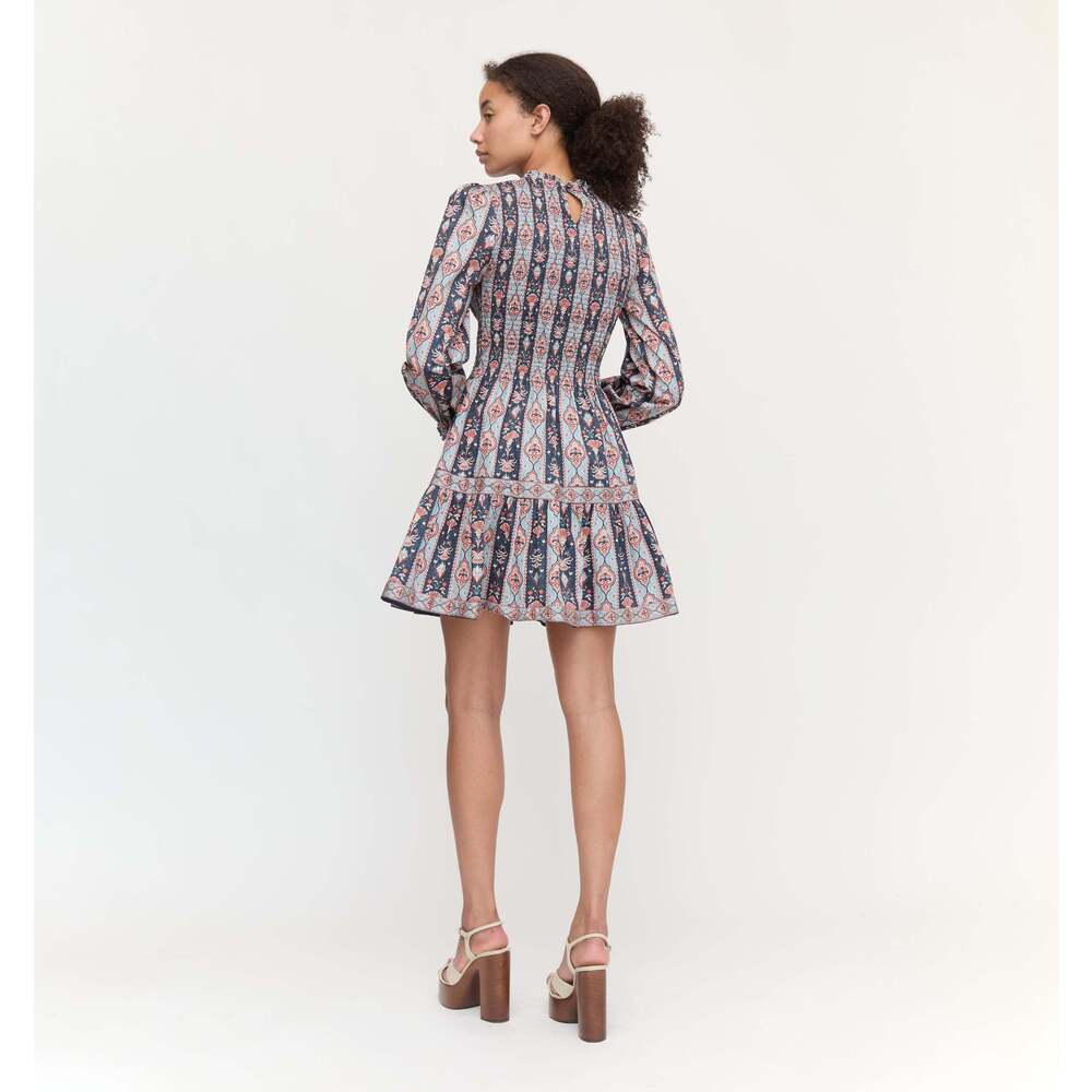 Hill House Home The Viviana Mini Nap Dress - Navy Emma Stripe Size SNavy Emma St - Picture 3 of 4